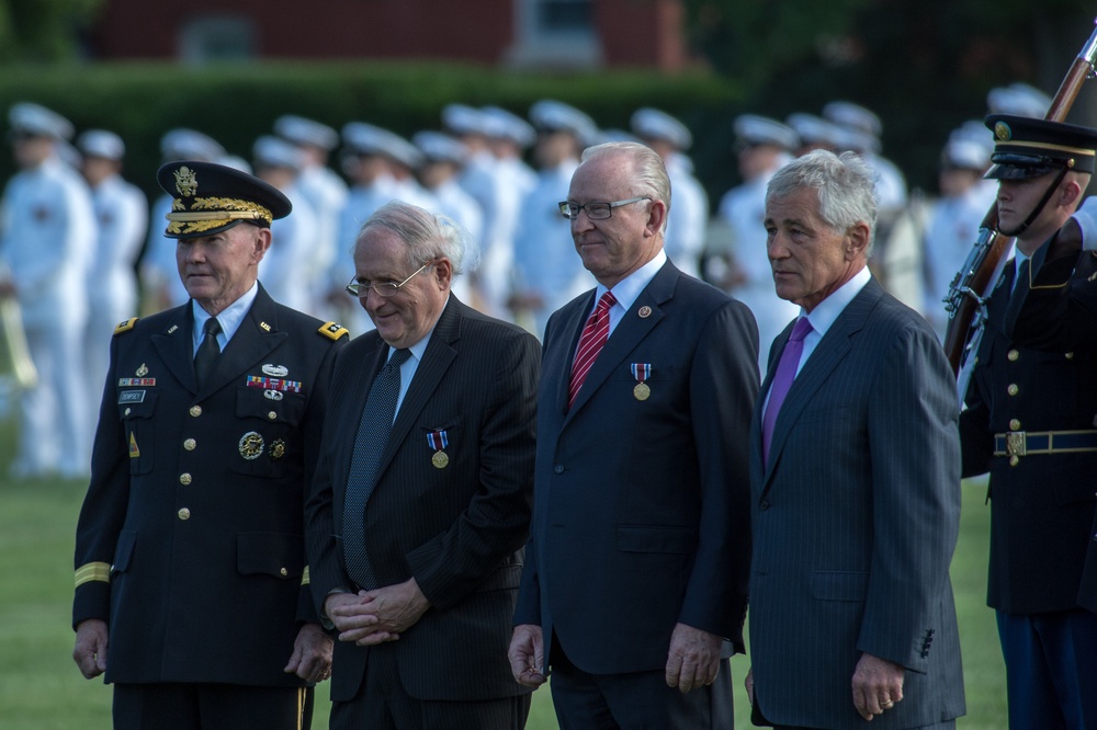 Armed Forces Farewell Tribute in honor of Carl M. Levin and Howard 'Buck' McKeon