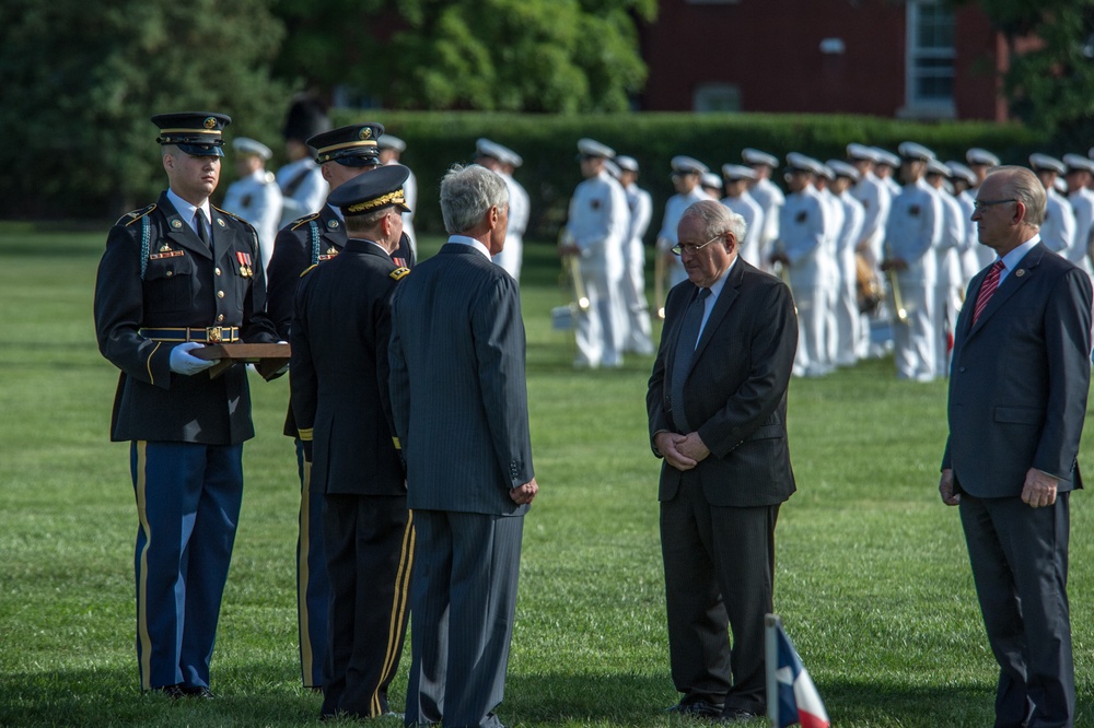 Armed Forces Farewell Tribute in honor of Carl M. Levin and Howard 'Buck' McKeon