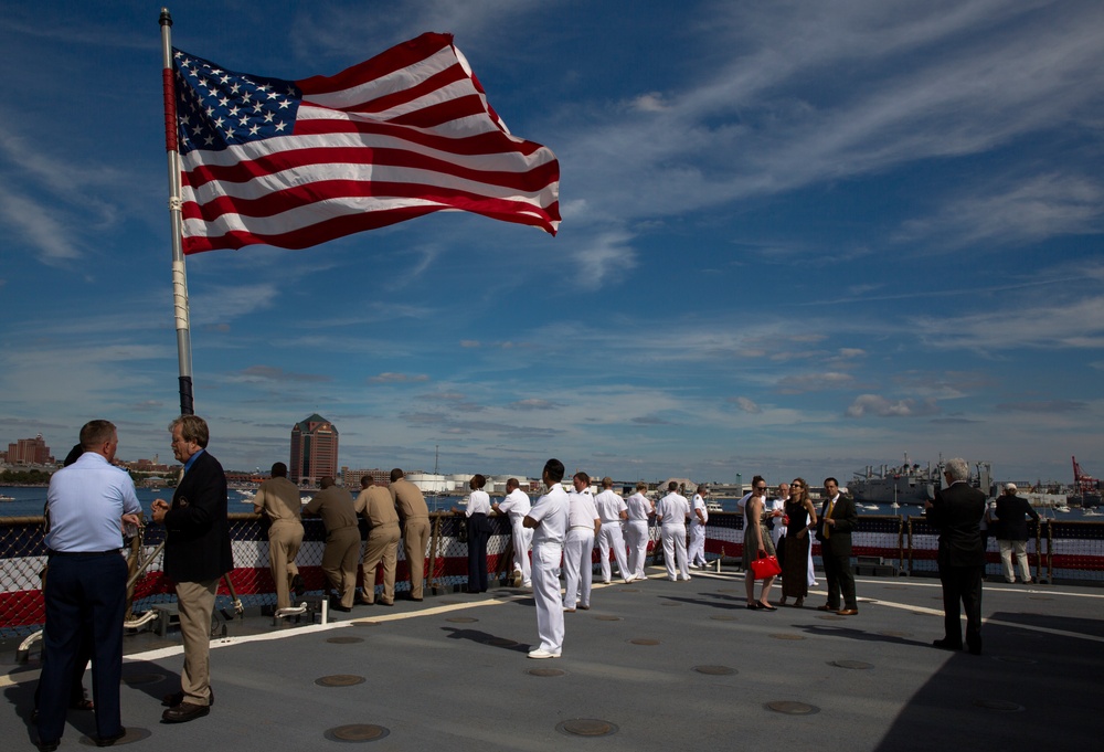Marines, sailors, coalition partners visit USS Oak Hill