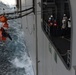 USS Bataan RAS personnel-transfer basket