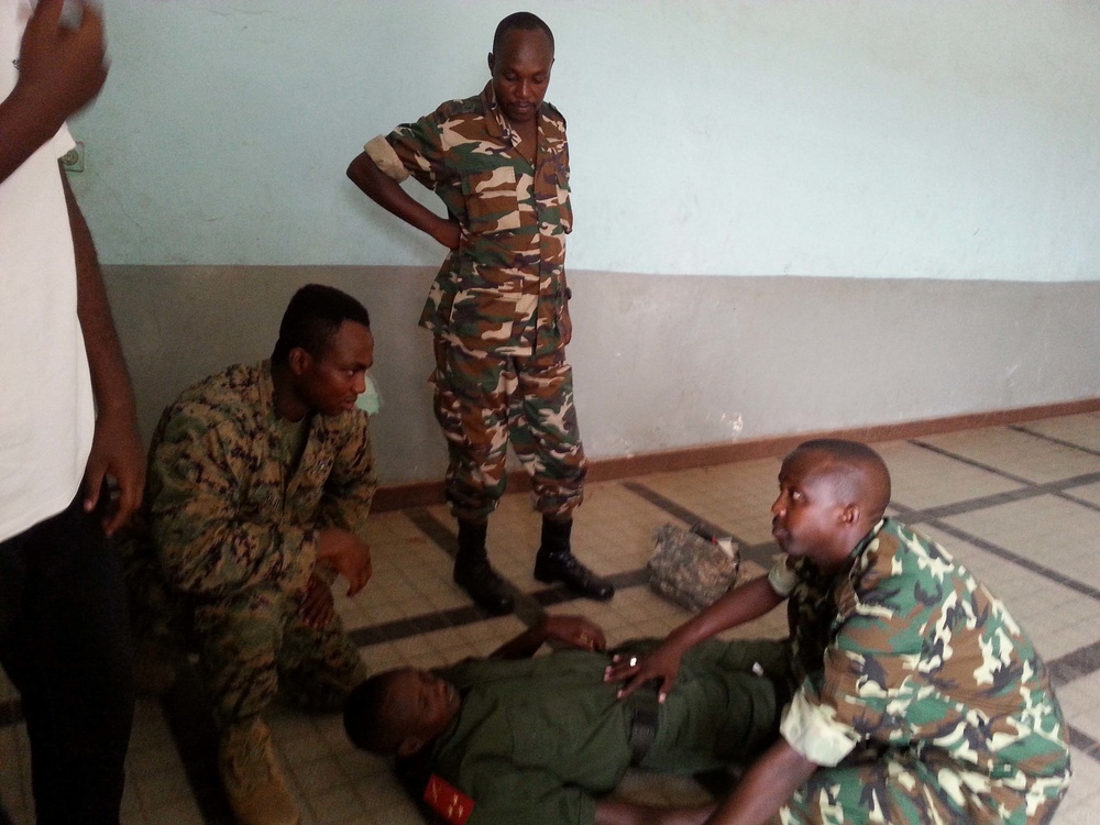 SP-MAGTF Africa 14 conducts theater security cooperation engagement in Burundi