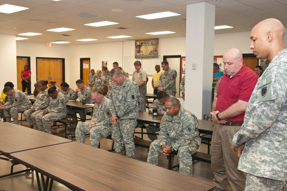 412th TEC Soldiers, civilians observe Patriot Day, share personal stories