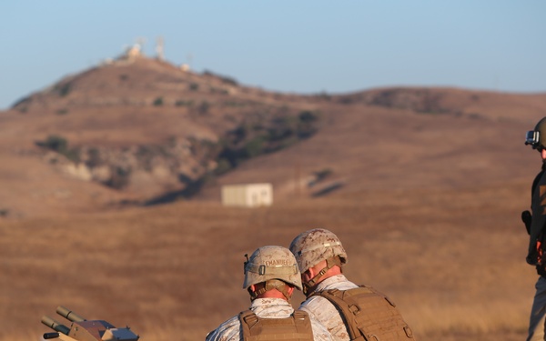 1st LEB lights up the night