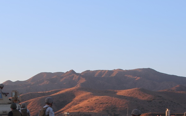 1st LEB lights up the night