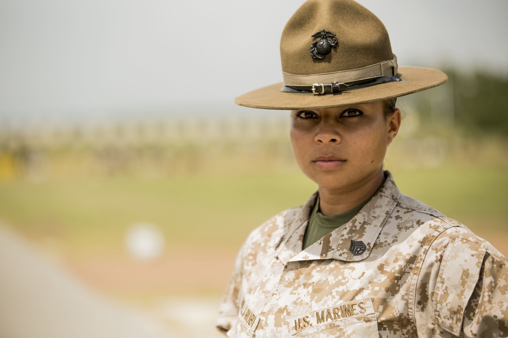 Los Angeles native a Marine Corps drill instructor on Parris Island