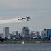 Navy's Blue Angels perform during Baltimore's Star-Spangled Spectacular air show