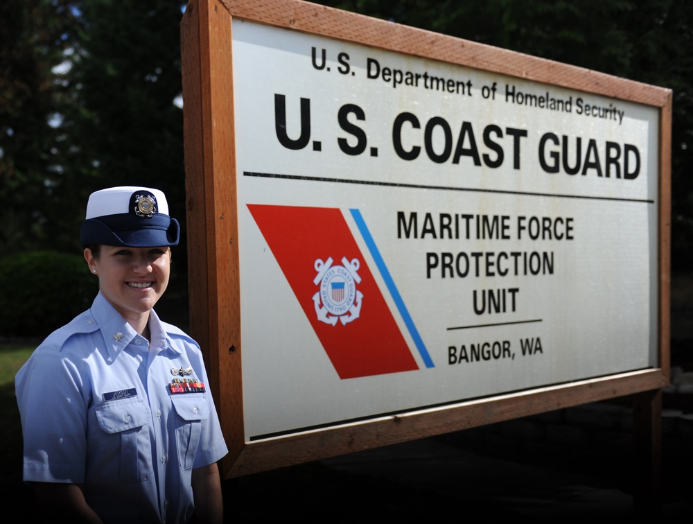 Coast Guardsman honored at Airman Leadership School in Wash.