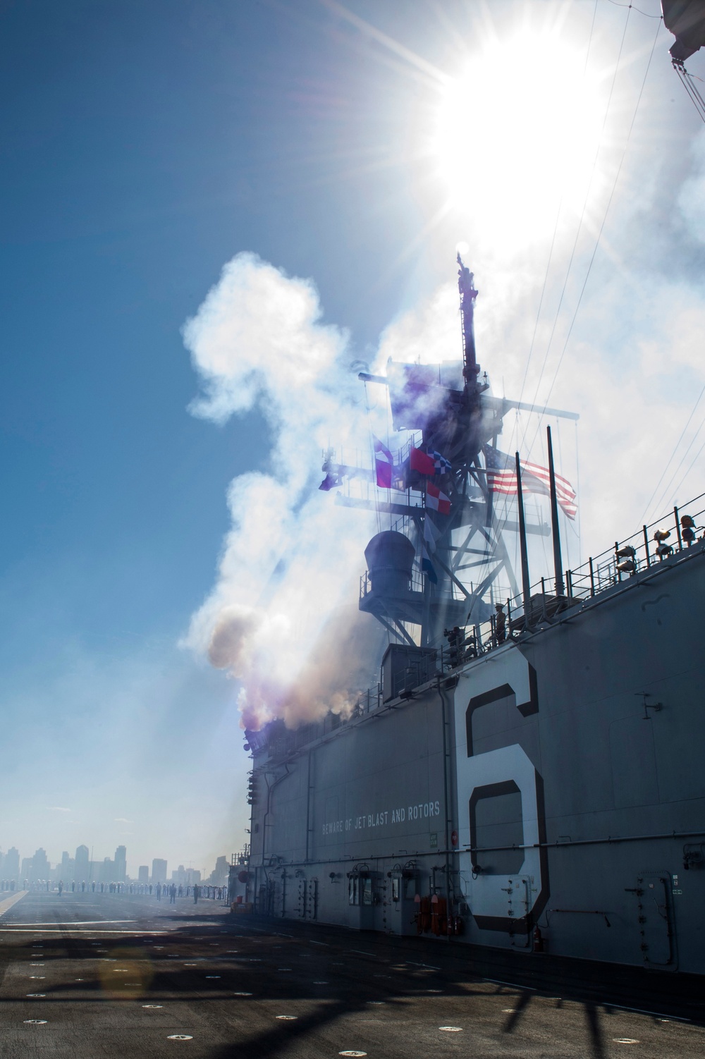 USS America arrives in its homeport of San Diego