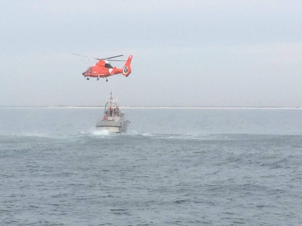 Boat/helicopter training