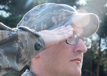 US Airmen at NATO Air Base Geilenkirchen honor victims of 9/11