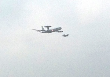 NATO AWACS participates at the Belgian Air Force Days