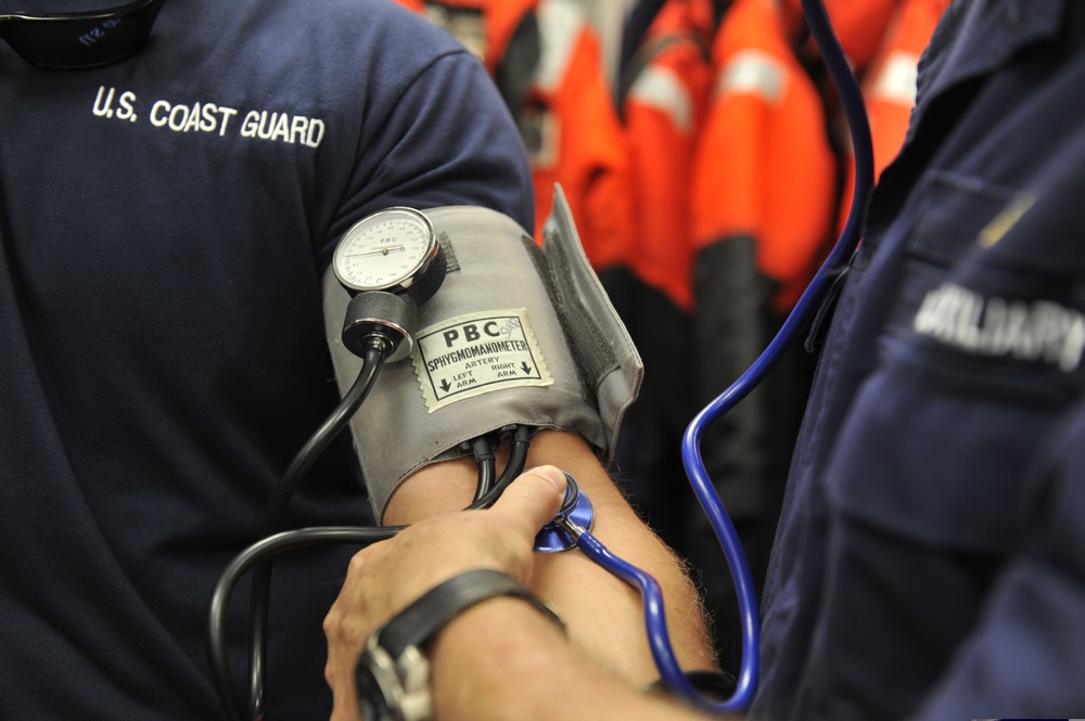 Coast Guard receives first aid training from partner agencies