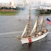 US Coast Guard barque Eagle departs from Baltimore's Star-Spangled Spectacular