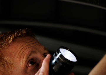 145th Maintenance Group works together to complete structural inspection