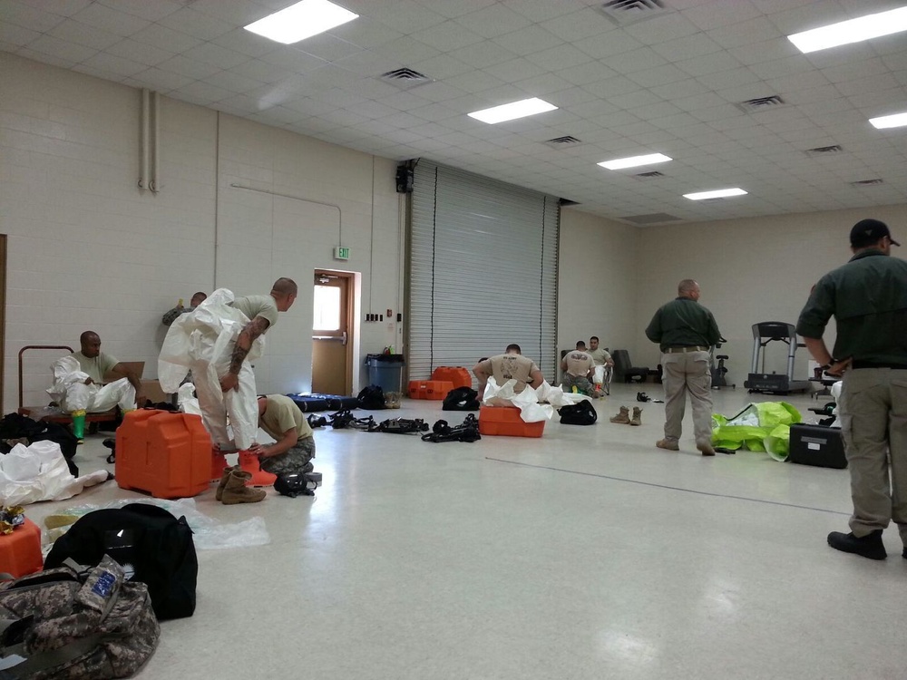 Firefighter Soldiers conduct HAZMAT training, prepare for any contingency
