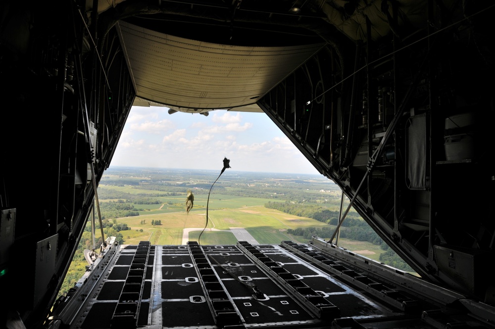 179th Airlift Wing flying C-130H Hercules