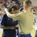 USA Women's Basketball Team receives dog tags from service members