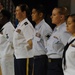 USA Women's Basketball Team receives dog tags from service members
