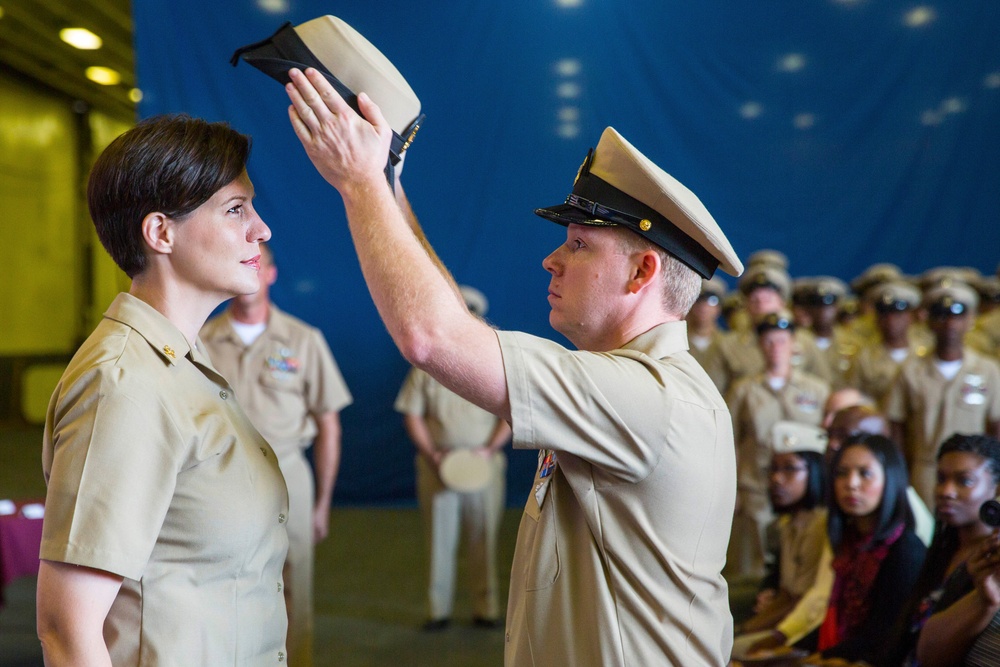 USS Kearsarge pinning ceremony