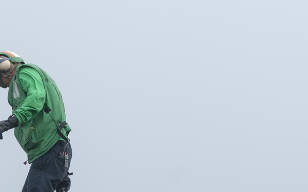 USS Carl Vinson flight deck operations