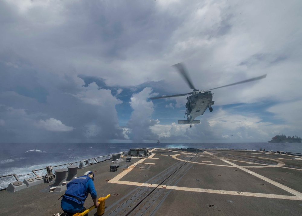 USS Dewey operations