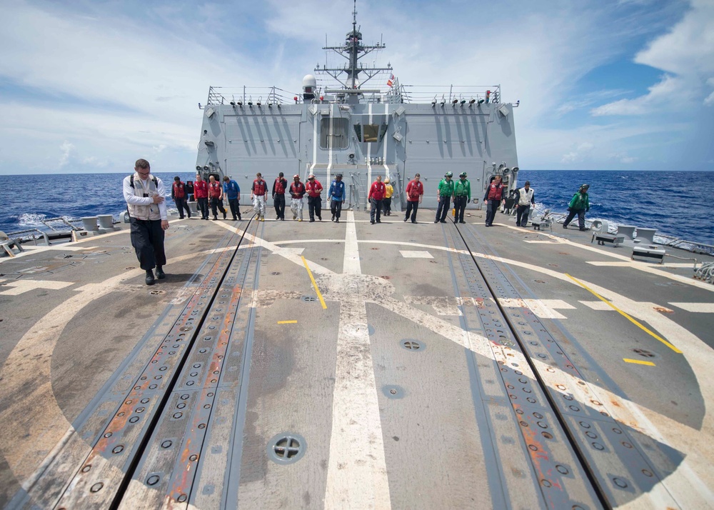 USS Dewey operations