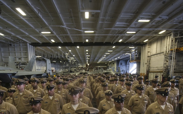USS Carl Vinson CPO pinning ceremony