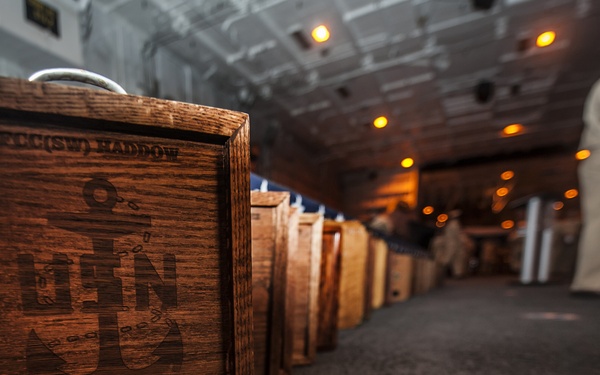 USS Carl Vinson CPO pinning ceremony