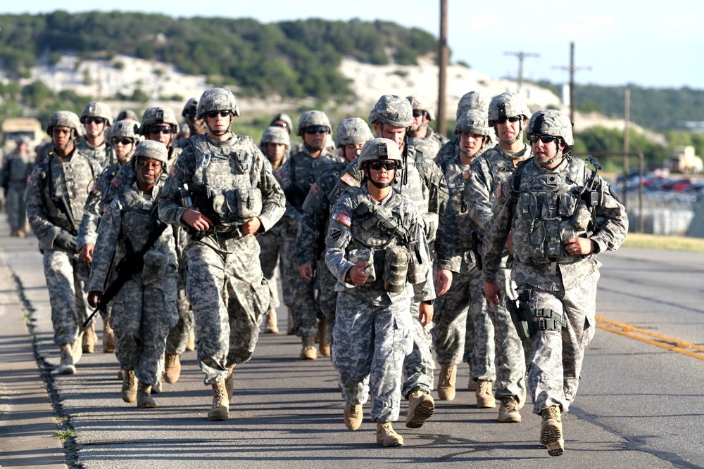 1st Air Cav executes 9/11 commemoration foot march