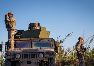 Texas National Guard observes Rio Grande River