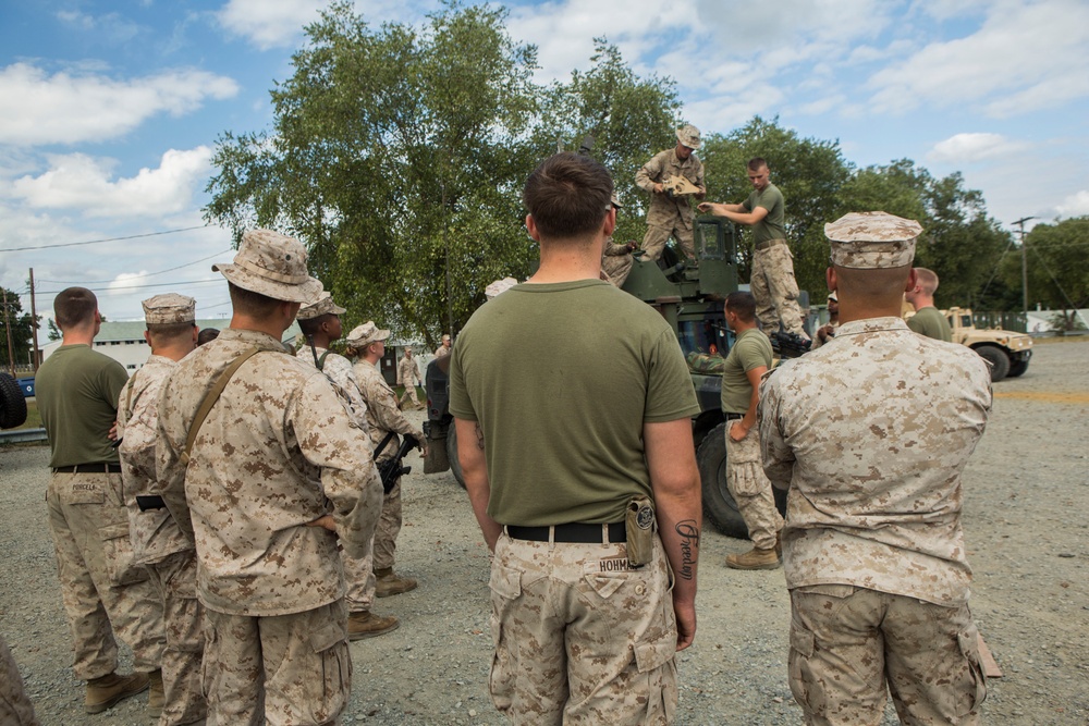 3/2 instructs CLR-2 Marines on convoy operations at Fort A.P. Hill