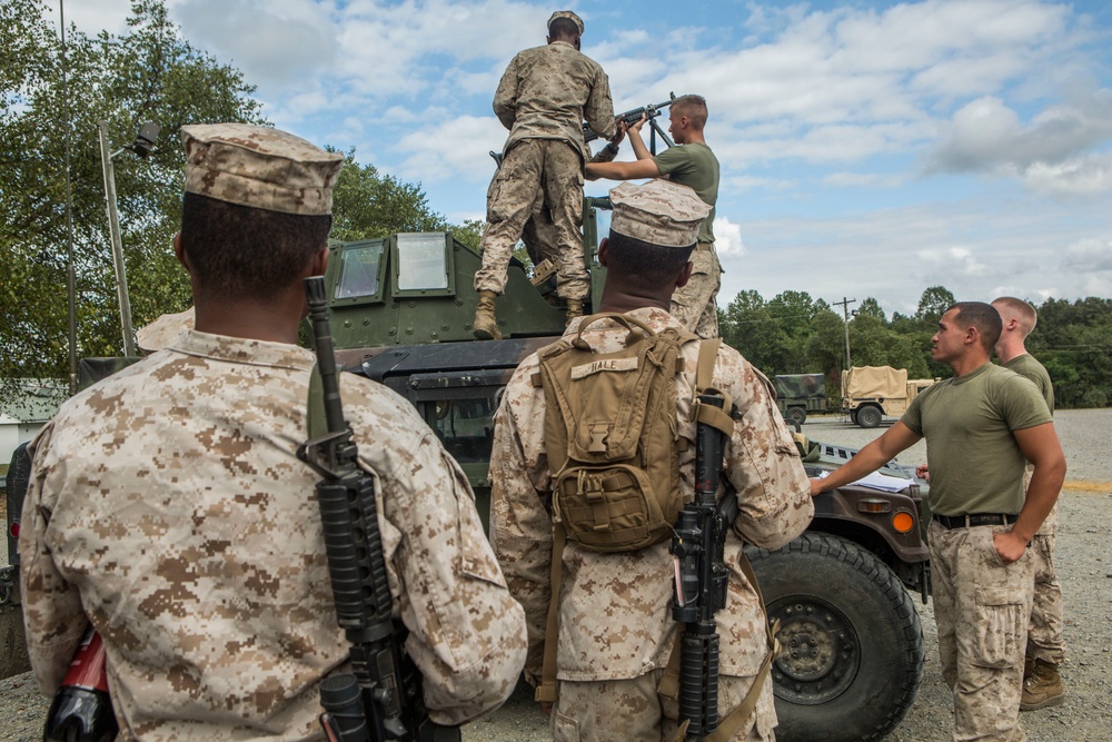 3/2 instructs CLR-2 Marines on convoy operations at Fort A.P. Hill