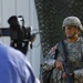 Sgt. Ricardo M. Ruiz does TV interview at 2014 USAREUR Best Warrior Competition