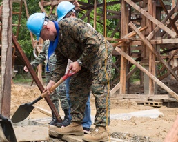 AFP, U.S. Marines Begin “Groundbreaking” Work in Puerto Princesa City