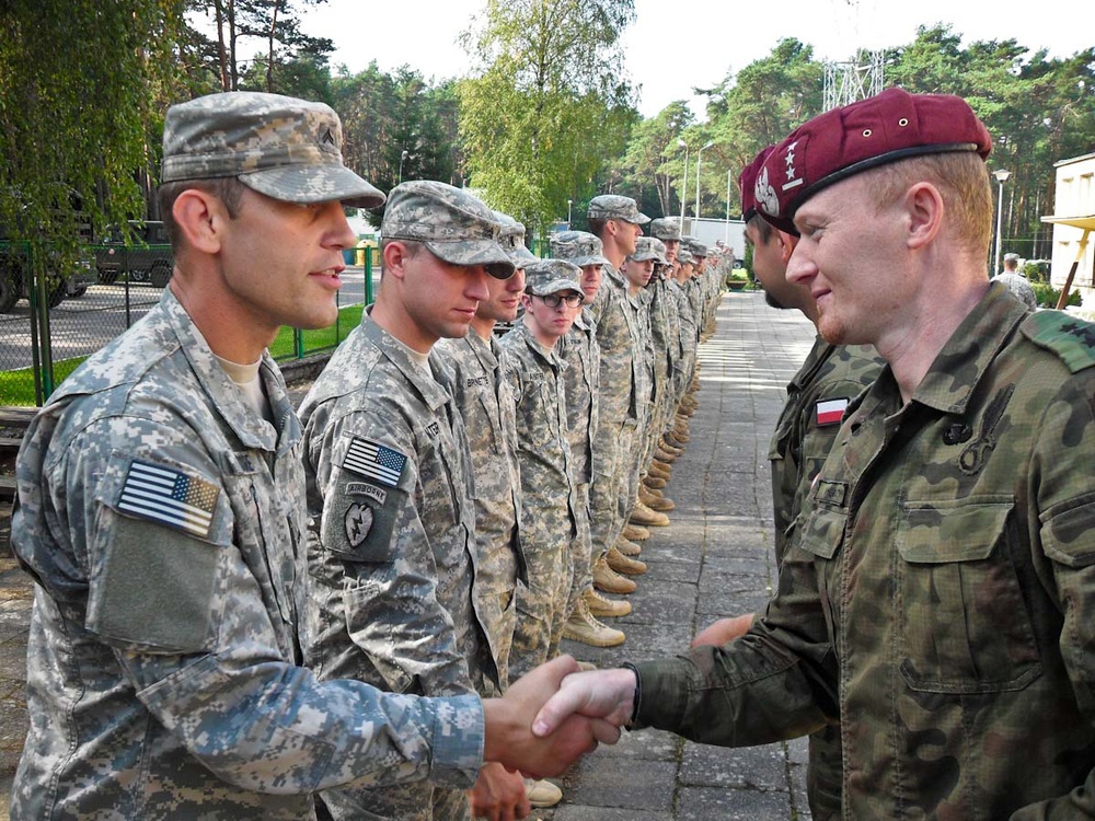 US and Polish Armed Forces “Wing Exchange” Ceremony