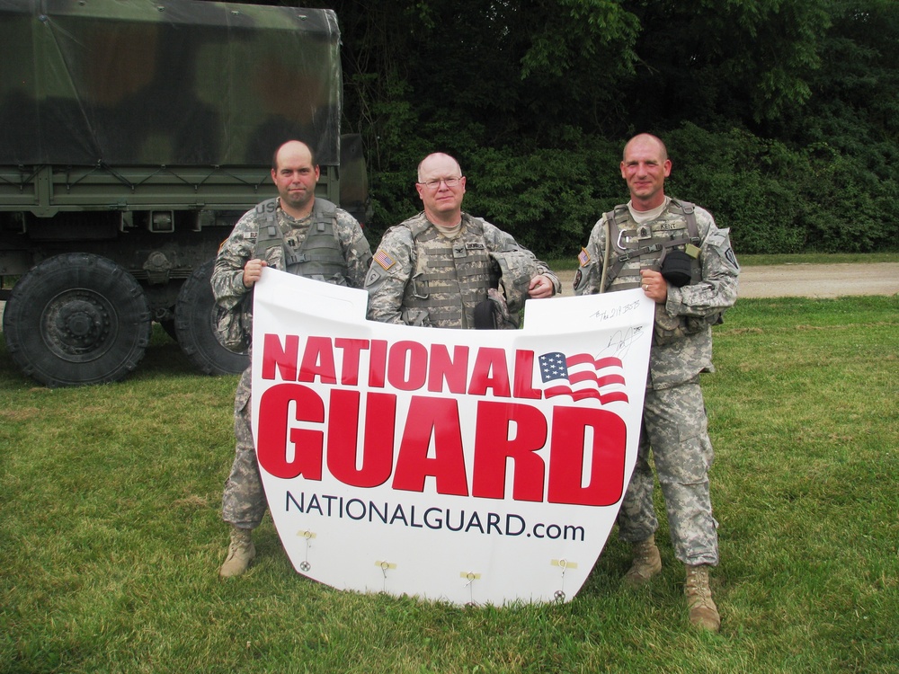 National Guard racers visit 219th