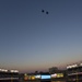ANG F-16's fly over Yankee Stadium during Air Force birthday celebrations