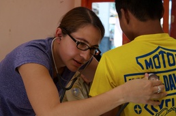 US, Indonesian medical personnel assist over 350 during community event