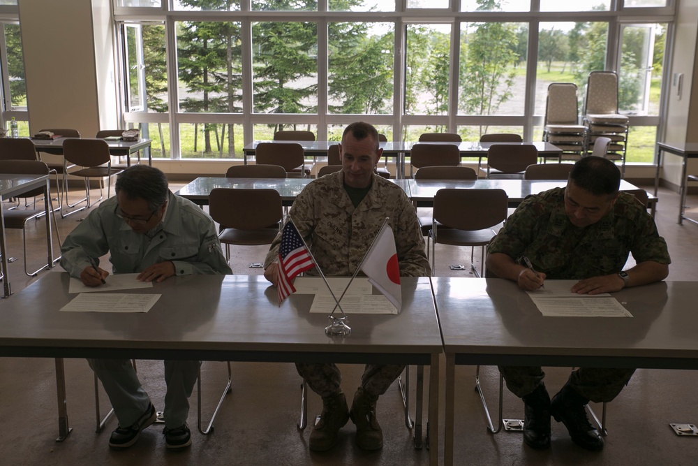 Mutual agreement establishes guidelines for artillery training
