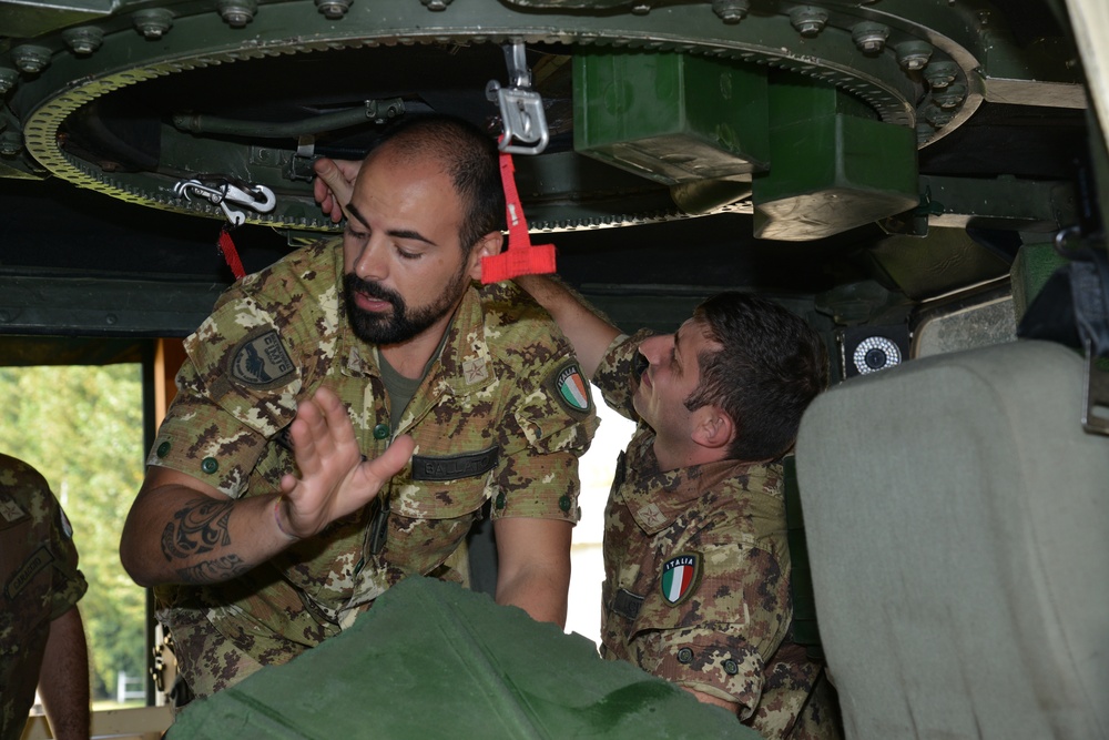 CIMIC Italian army soldiers