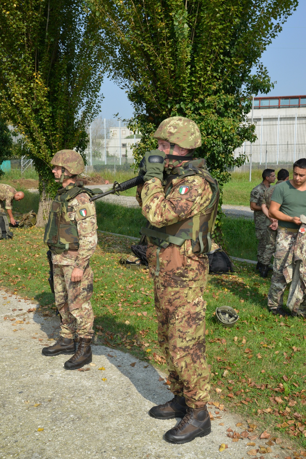 CIMIC Italian Army soldiers