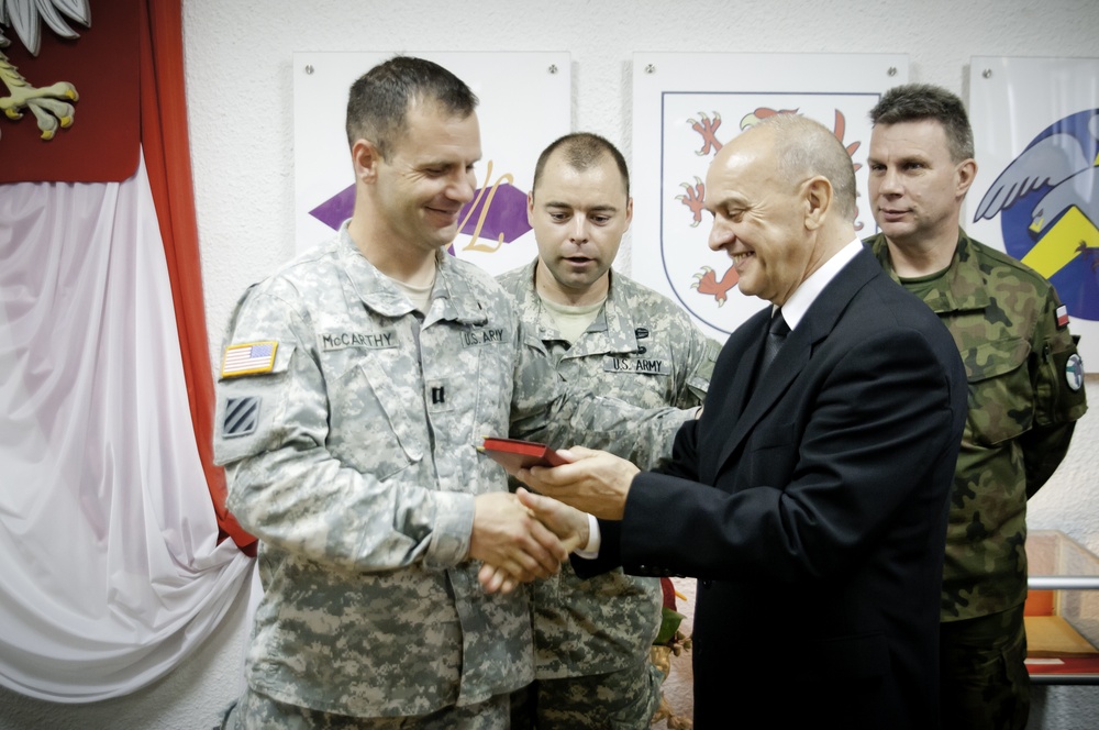 173rd receives fond farewell after training with Polish military