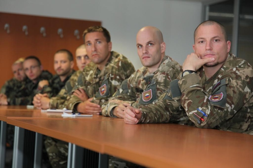 7th CSC CBRN Soldiers train in Slovenia