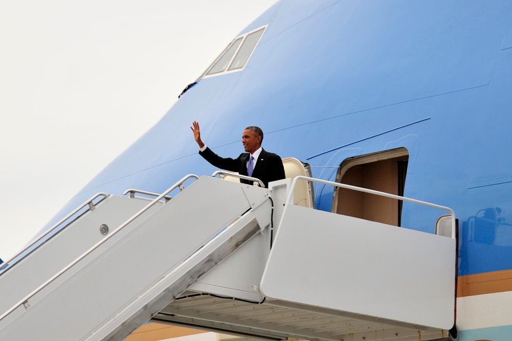 POTUS visits Macdill AFB