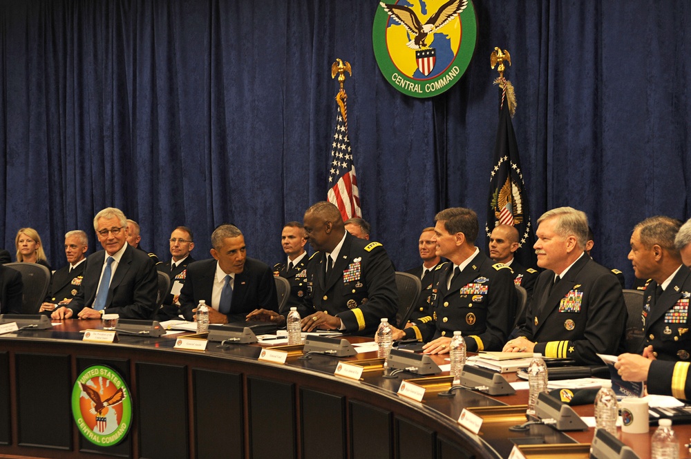 POTUS visits Macdill AFB