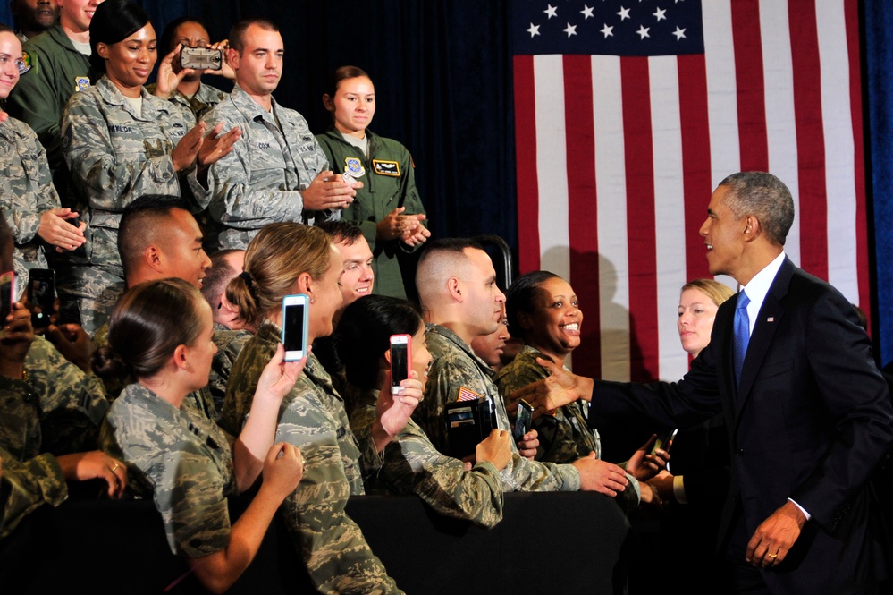 POTUS visits MacDill AFB