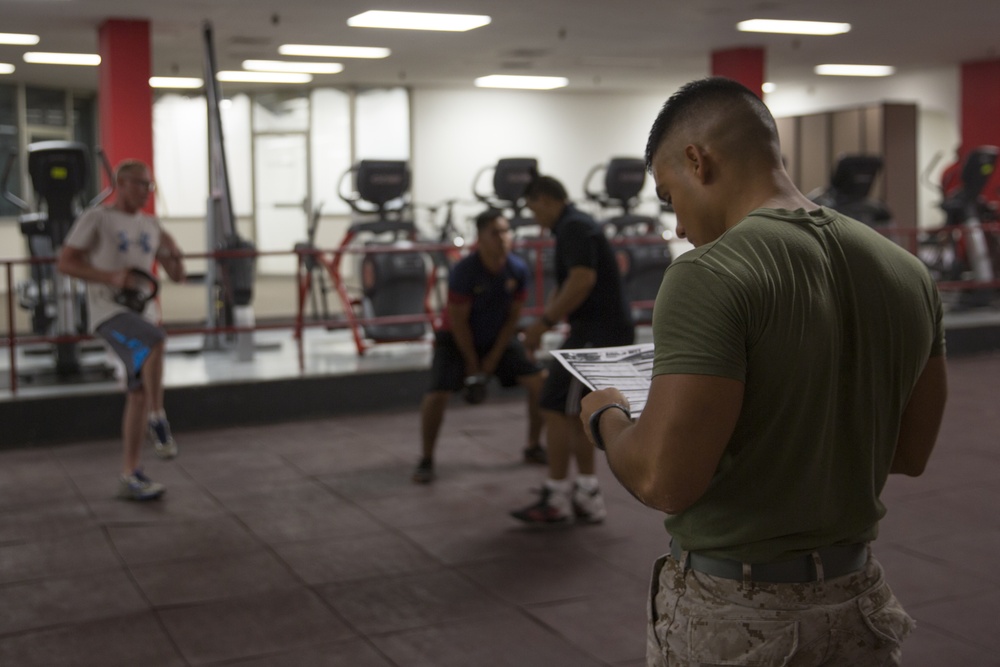 Learning for a dream: Marine prepares for his future