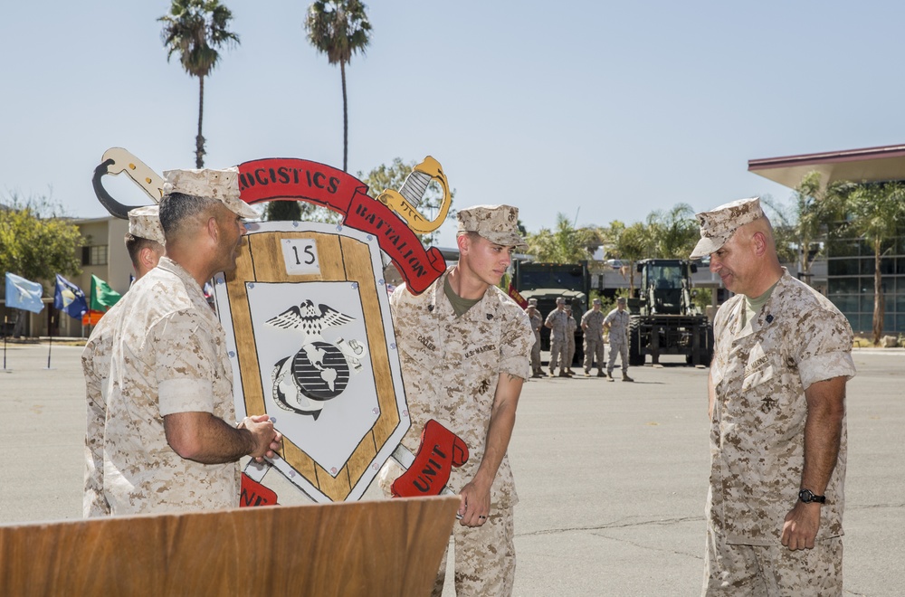 CLB-15 bids farewell to sergeant major