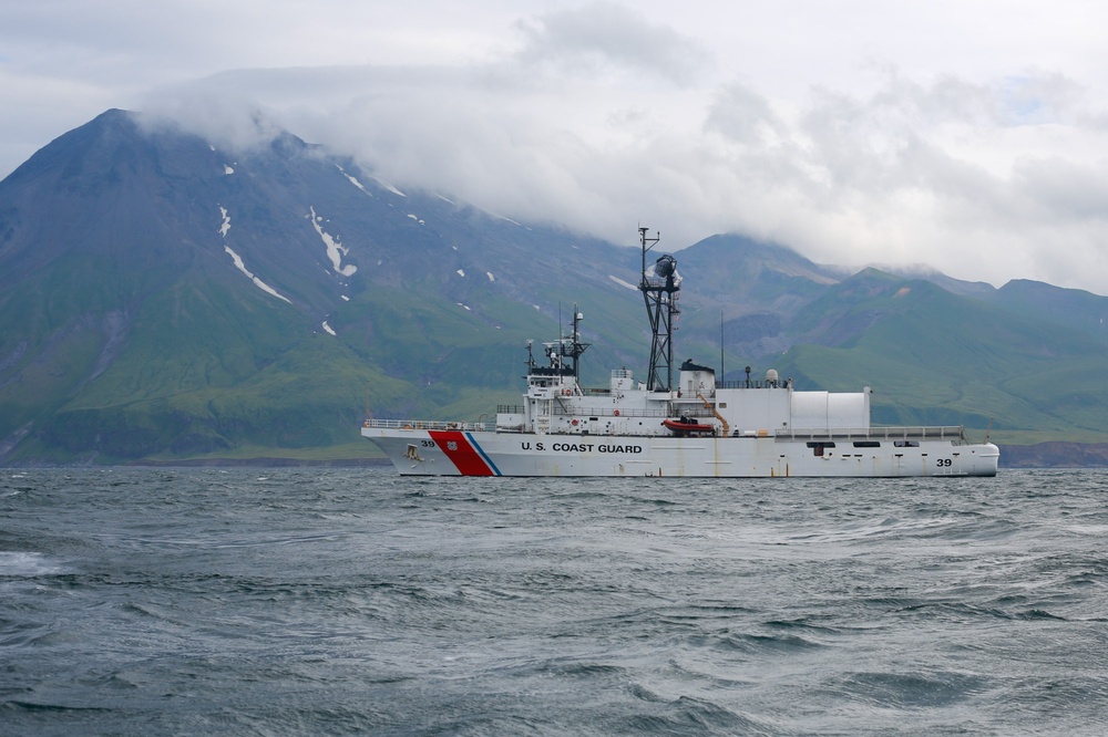 CGC Alex Haley patrols Aleutian Islands