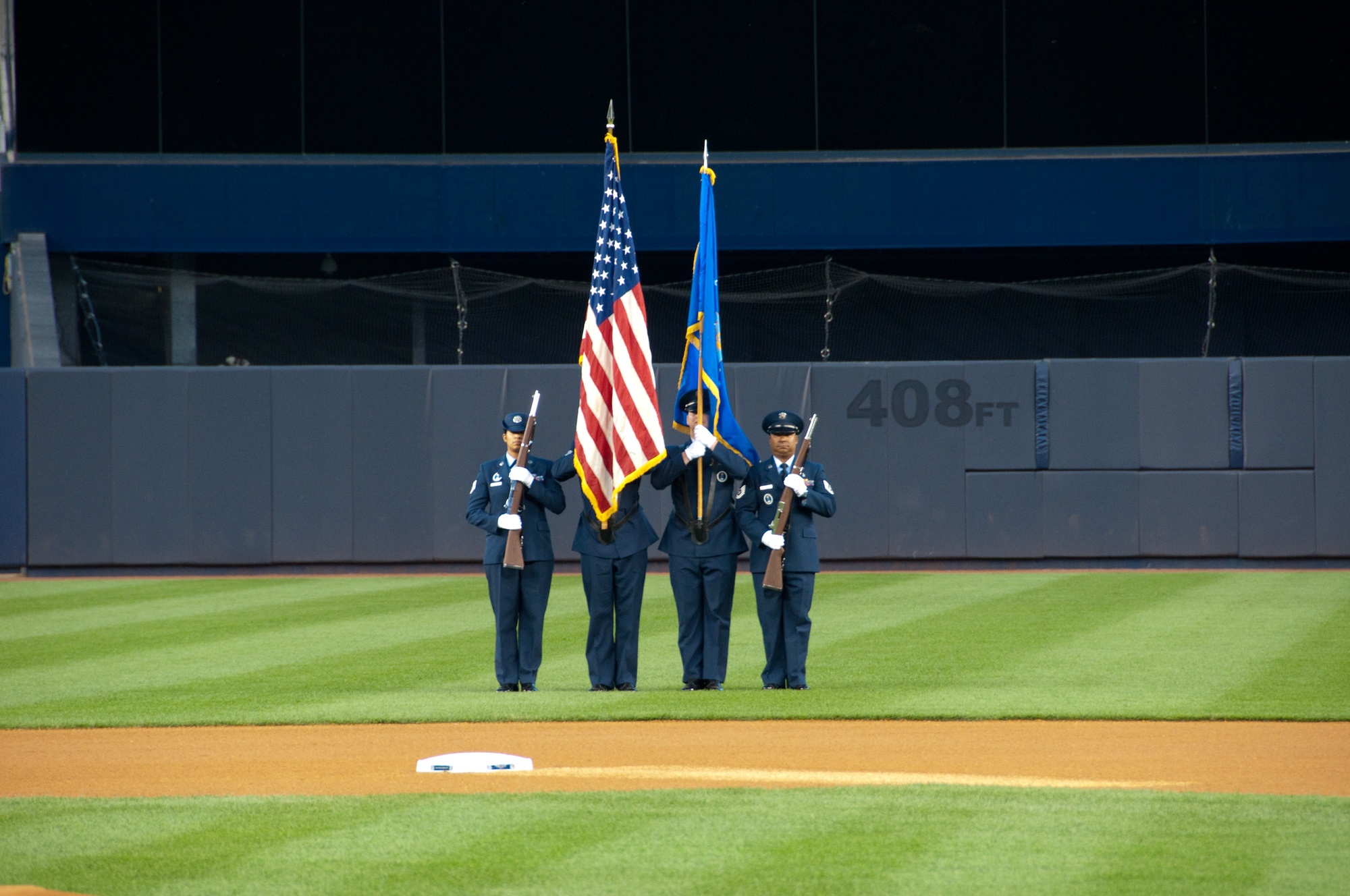 DVIDS - Images - Flyover at Yankee Stadium for USAF's 67th